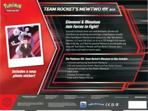 Pokémon TCG: Team Rocket's Mewtwo Scatola ex