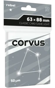 Rebel Corvus Light Bustine per carte (63 × 88 mm)