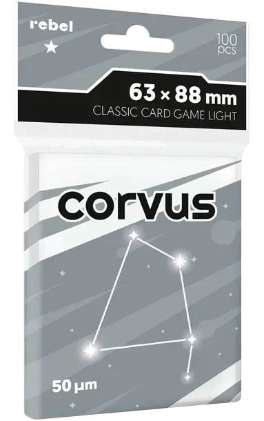 Rebel Corvus Light Bustine per carte (63 × 88 mm)