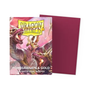 Dragon Shield Pomegranate & Gold Bustine (100 pz.)
