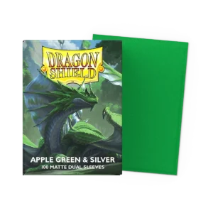 Dragon Shield Apple Verde & Silver Bustine (100 pz.)