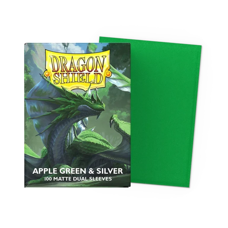 Dragon Shield Apple Verde & Silver Bustine (100 pz.)
