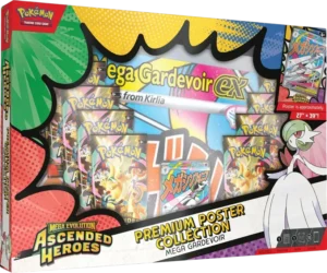 Pokémon TCG: Mega Evolution - Ascended Heroes: Mega Gardevoir Collezione con poster premium