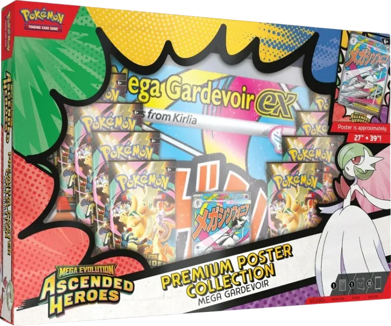 Pokémon TCG: Mega Evolution - Ascended Heroes: Mega Gardevoir Collezione con poster premium