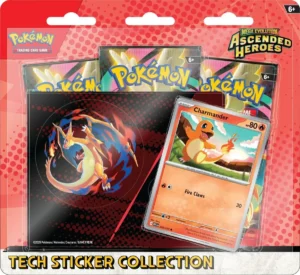 Pokémon TCG: Mega Evolution - Ascended Heroes: Charmander Collezione di adesivi per dispositivi