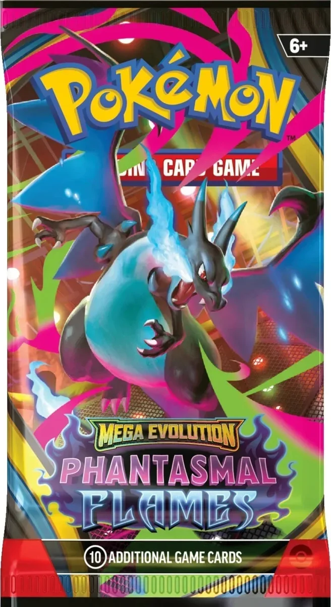 Pokémon TCG: Mega Evolution - Phantasmal Flames - Busta di espansione