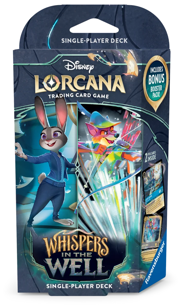 Disney Lorcana Whispers in the Well: Sapphire & Steel Mazzo iniziale