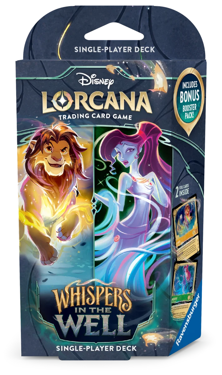 Disney Lorcana Whispers in the Well: Amber & Emerald Mazzo iniziale