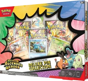 Pokémon TCG: Ascended Heroes Collezione con spilla deluxe dei primi compagni