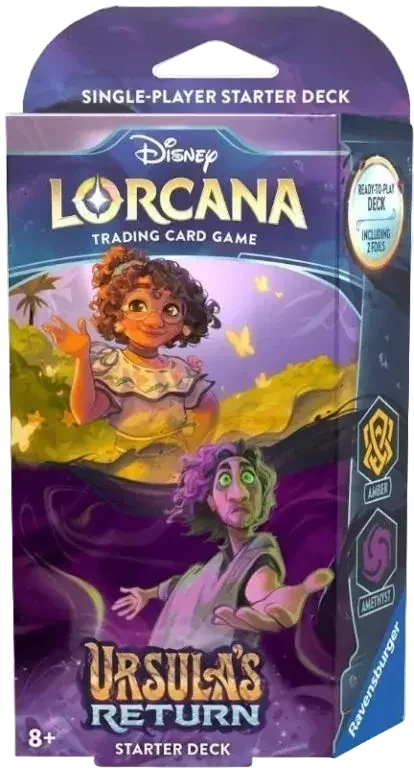 Disney Lorcana TCG: Ursula's Return Amber & Amethyst Mazzo iniziale