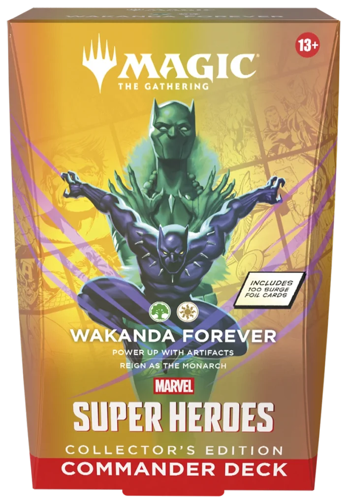 Magic the Gathering: Marvel Super Heroes Mazzo Commander - Wakanda Forever - Edizione da collezione