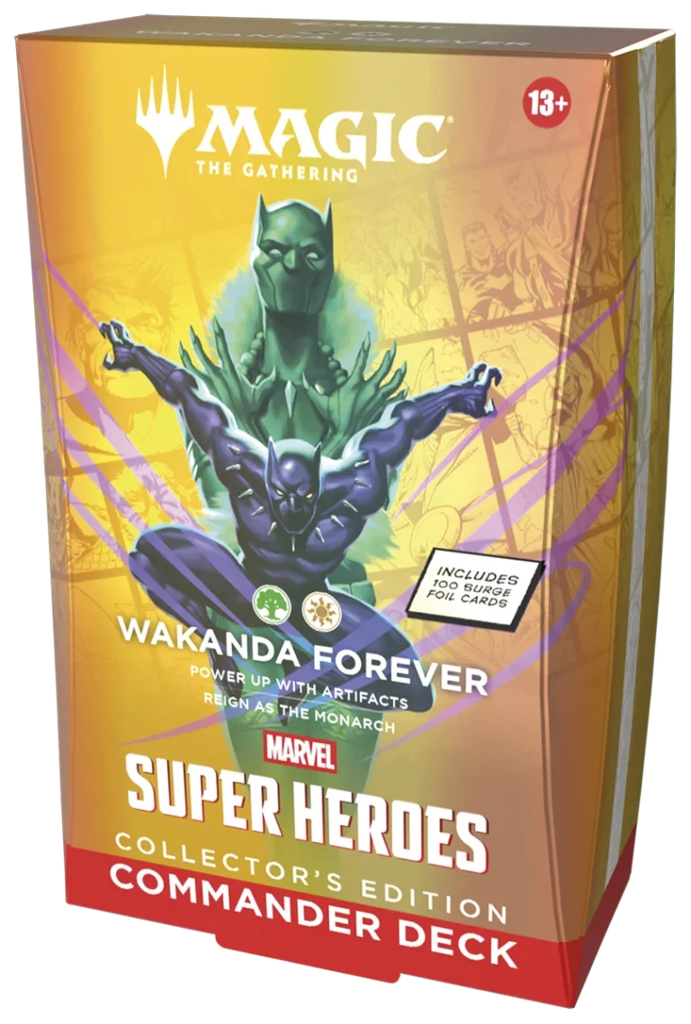 Magic the Gathering: Marvel Super Heroes Mazzo Commander - Wakanda Forever - Edizione da collezione