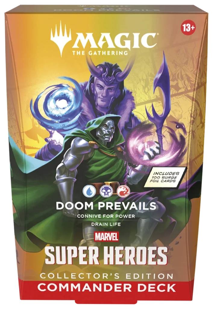 Magic the Gathering: Marvel Super Heroes Mazzo Commander - Doom Prevails - Edizione da collezione