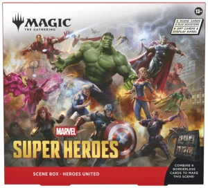 Magic the Gathering: Marvel Super Heroes "Heroes United" Scatola scena