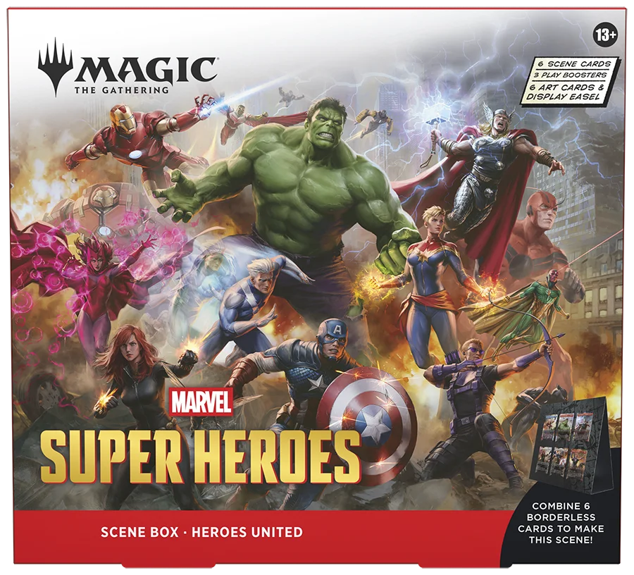 Magic the Gathering: Marvel Super Heroes "Heroes United" Scatola scena