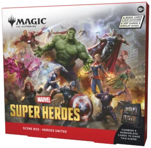 Magic the Gathering: Marvel Super Heroes "Heroes United" Scatola scena