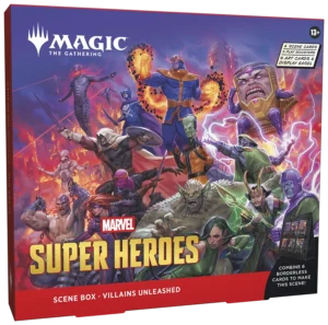 Magic the Gathering: Marvel Super Heroes "Villains Unleashed" Scatola scena