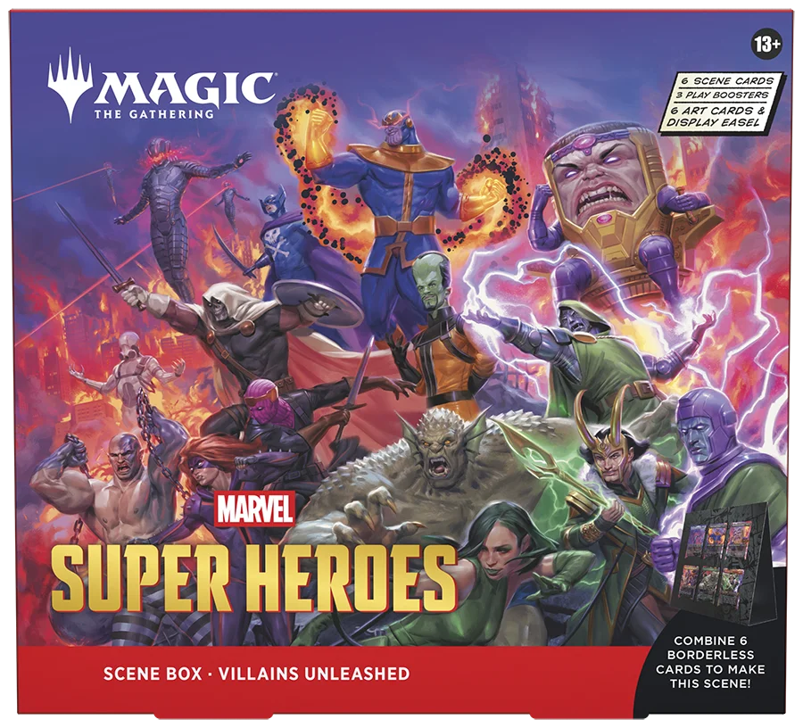 Magic the Gathering: Marvel Super Heroes "Villains Unleashed" Scatola scena