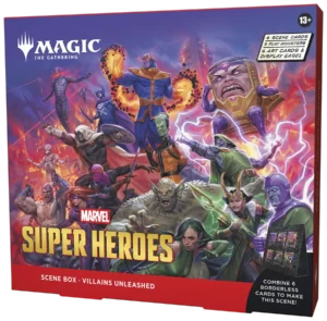 Magic the Gathering: Marvel Super Heroes "Villains Unleashed" Scatola scena