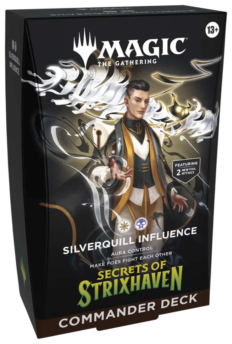 Magic the Gathering: Secrets Of Strixhaven - "Silverquill Influence" Mazzo Commander