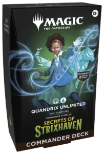 Magic the Gathering: Secrets Of Strixhaven - "Quandrix Unlimited" Mazzo Commander