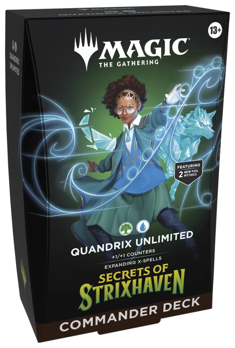 Magic the Gathering: Secrets Of Strixhaven - "Quandrix Unlimited" Mazzo Commander