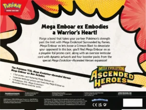 Pokémon Ascended Heroes: Mega Emboar Scatola ex