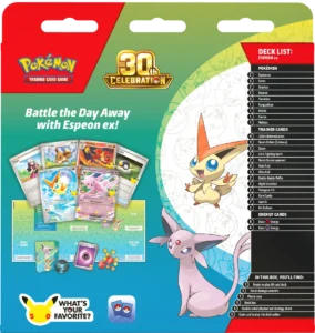 Pokémon TCG: 30th Celebration: Mazzo da lotta - Espeon ex