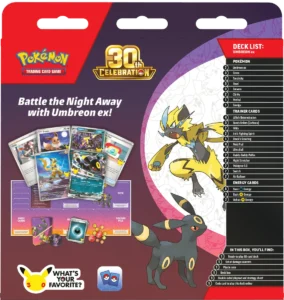 Pokémon TCG: 30th Celebration: Mazzo da lotta - Umbreon ex