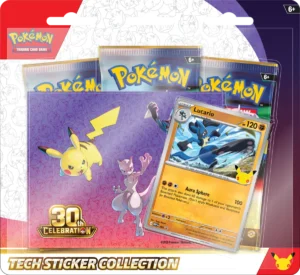 Pokémon TCG: 30th Celebration - Collezione di adesivi per dispositivi Lucario