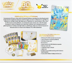Pokemon TCG: 30th Celebration: Set Allenatore Fuoriclasse