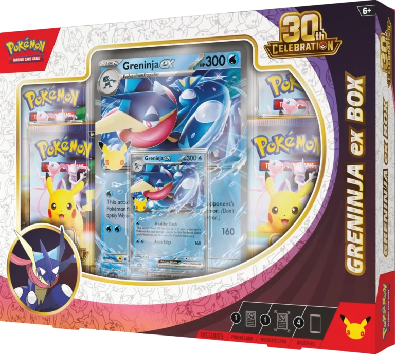 Pokémon TCG: 30th Celebration Scatola ex - Greninja ex