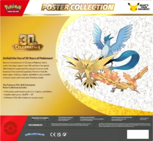 Pokémon TCG: 30th Celebration: Collezione con poster
