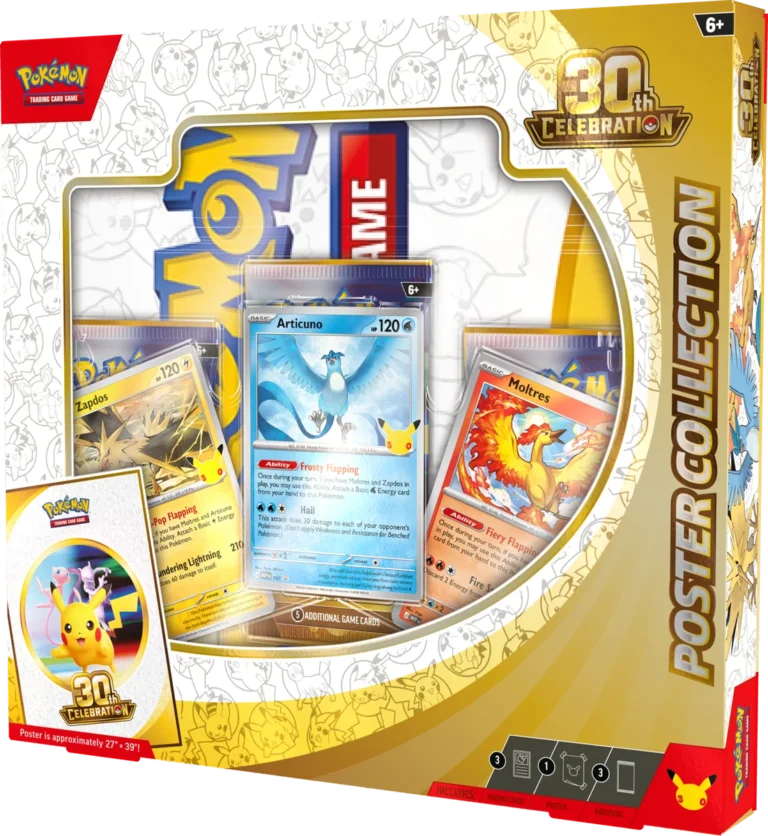 Pokémon TCG: 30th Celebration: Collezione con poster