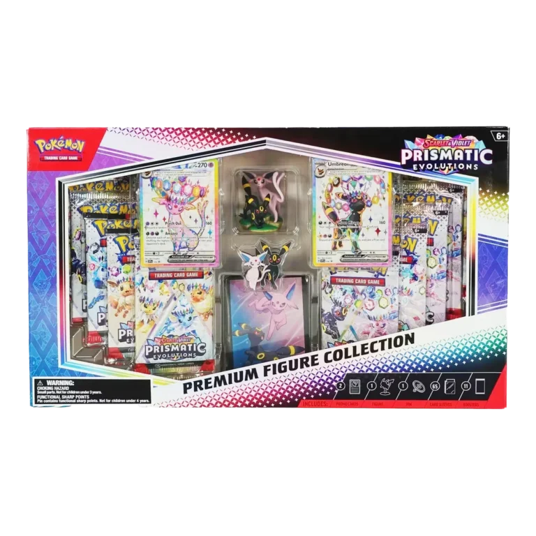 Prismatic Evolutions Collezione con statuetta premium