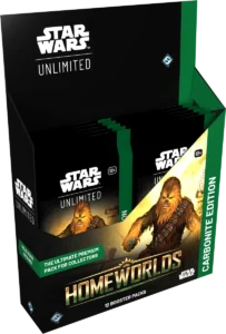 Star Wars Unlimited: Homeworlds - Scatola di buste Carbonite