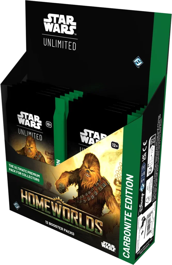 Star Wars Unlimited: Homeworlds - Scatola di buste Carbonite