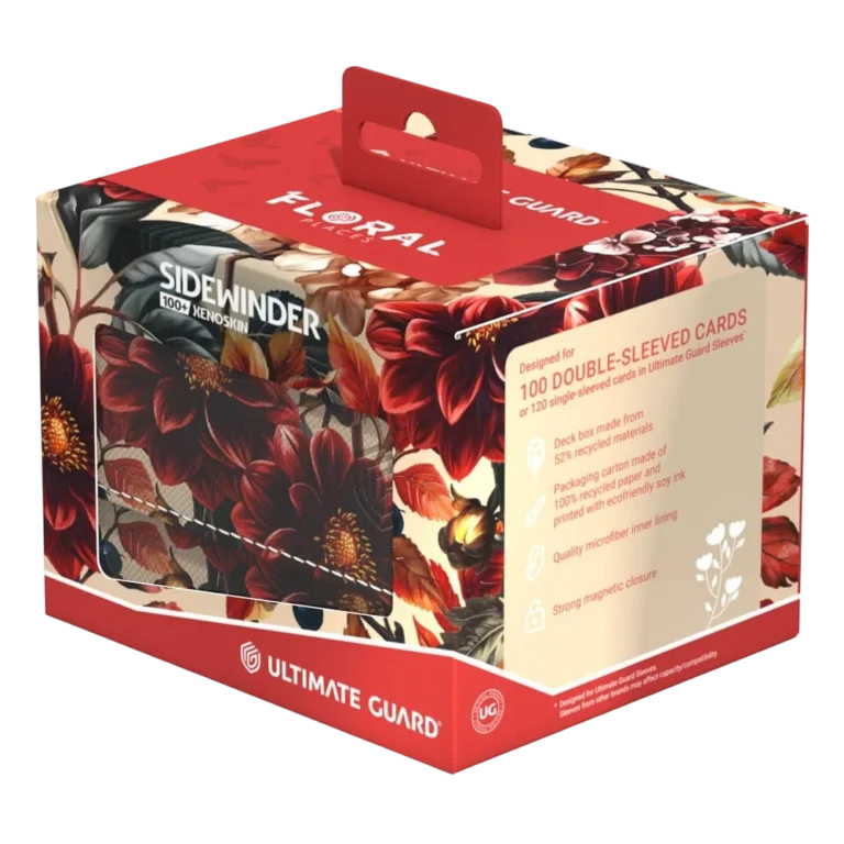 Ultimate Guard Sidewinder 100+ Xenoskin "Floral Places" - Autumn Heath