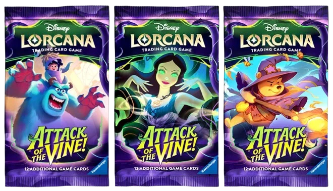 Disney Lorcana Attack Of The Vine - Scatola di buste