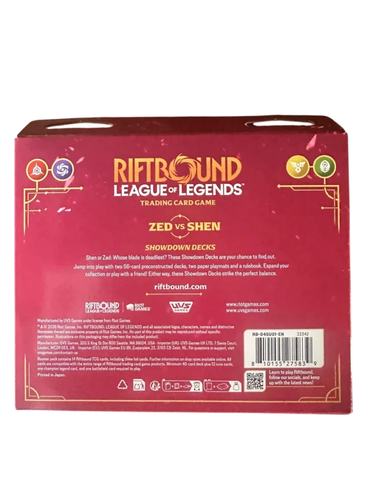 Riftbound: Vendetta - Mazzi Showdown: Zed vs Shen