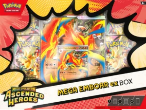 Pokémon Ascended Heroes: Mega Emboar Scatola ex