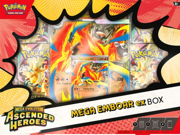 Pokémon Ascended Heroes: Mega Emboar Scatola ex