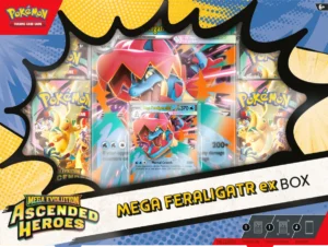 Pokémon Ascended Heroes: Mega Feraligatr Scatola ex