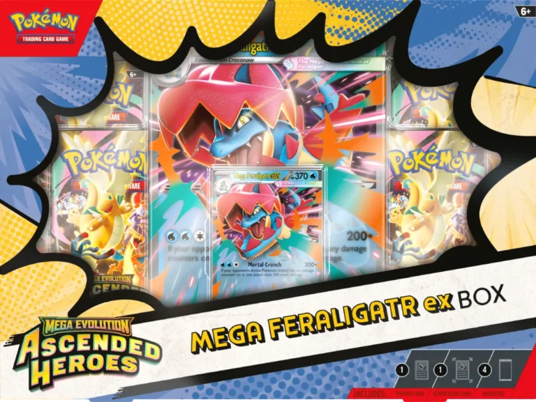 Pokémon Ascended Heroes: Mega Feraligatr Scatola ex
