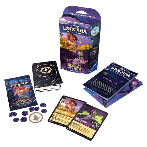 Disney Lorcana TCG: Ursula's Return Amber & Amethyst Mazzo iniziale