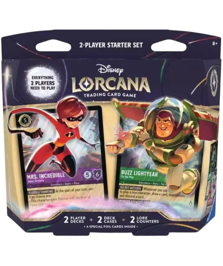 Disney Lorcana Wilds Unknown - Set iniziale per 2 giocatori