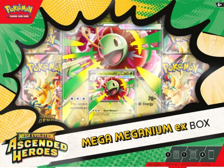 Pokémon Ascended Heroes: Mega Meganium Scatola ex