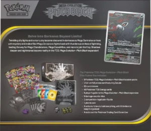Pokémon TCG: Mega Evolution - Pitch Black Set Allenatore Fuoriclasse