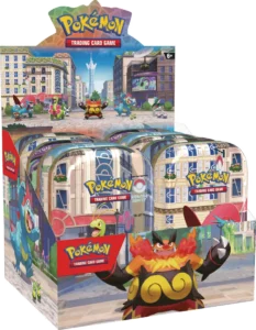 Pokémon TCG: Lumiose City Espositore di Mini scatola in metallo (10)