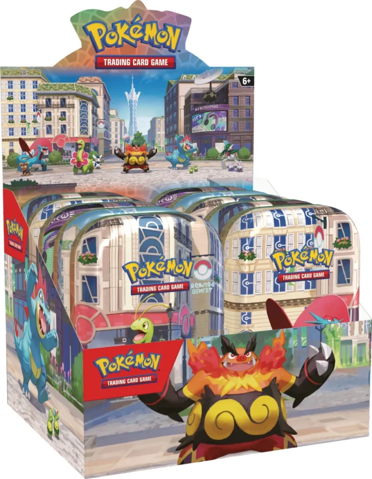 Pokémon TCG: Lumiose City Espositore di Mini scatola in metallo (10)
